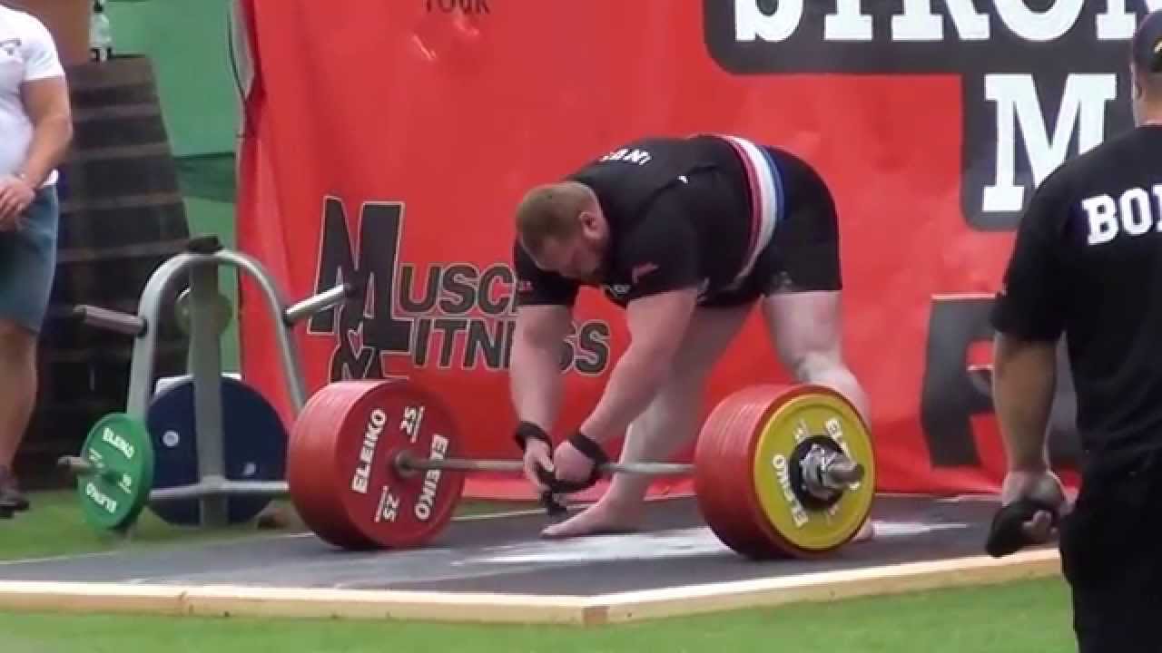 Benedikt Magnusson 461kg (Strongman) Deadlift World Record (1016 Lbs ...