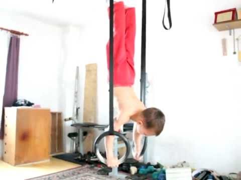 Giuliano Stroe 90 Degree Push Ups On Rings All Things Gym