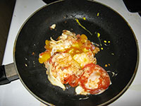 Breakfast Scrambled Eggs Tomato