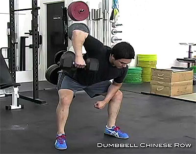 Chinese Row Dumbbell