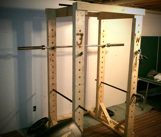 Homemade Power Rack