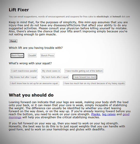 Lift Fixer App
