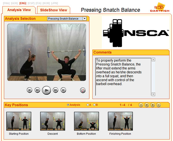 NSCA Video Library Snatch Balance