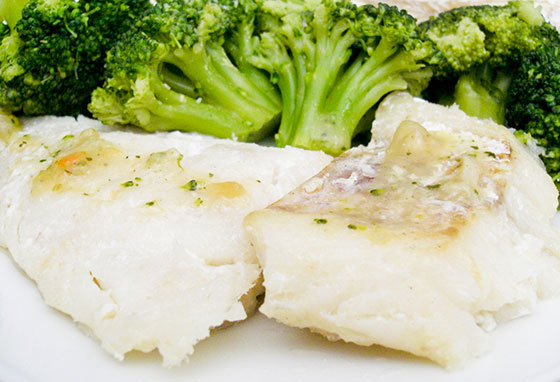 cod broccoli rest day dinner
