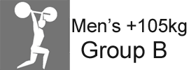 +105kg Men B Group