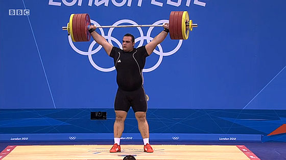 Behdad Salimi 208kg Snatch London 2012 Olympics