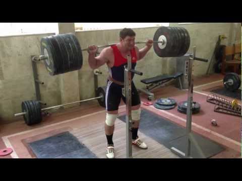 Igor Lukanin 280kg Squat for 3 Reps - All Things Gym