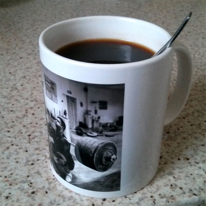 Dmitry Klokov Front Squat Coffee Mug