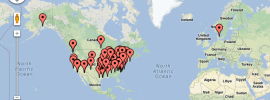 Weightlifting Gyms Map