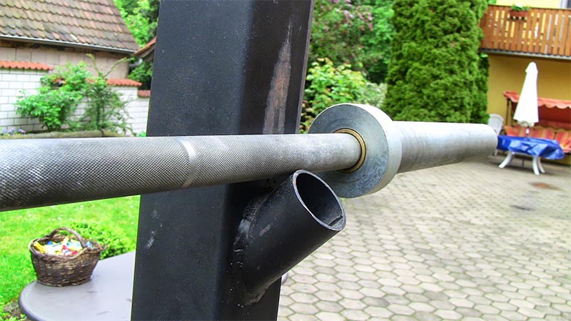 Homemade discount squat bar