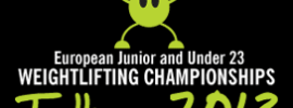 2013 European Junior U23 Weightlifting Championships Logo