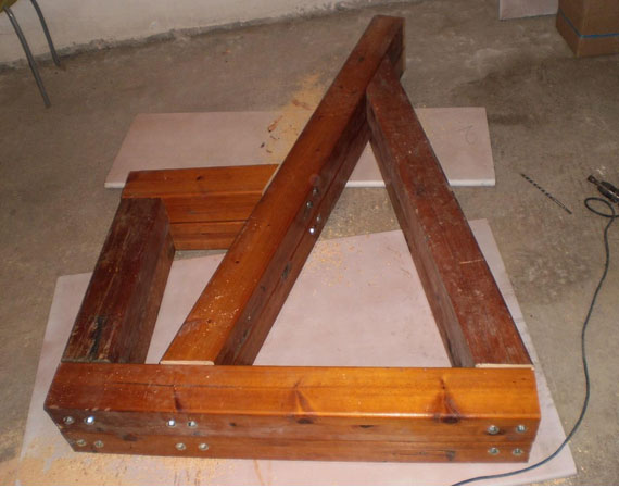 Wooden lifting online rack