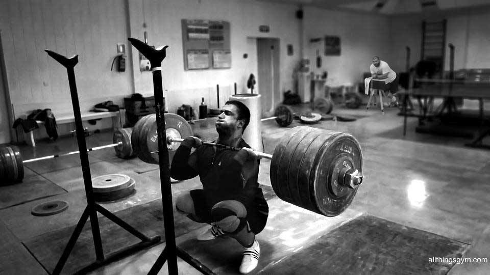 Chingizleansonthings-while-klokov-front-squats