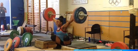 Jenny Arthur 110kg Snatch