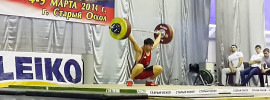 Khetag Khugaev 164kg Snatch 85kg 16 years