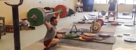 daniel godelli 165kg snatch 77kg