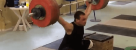 ilya ilyin 180kg snatch blocks