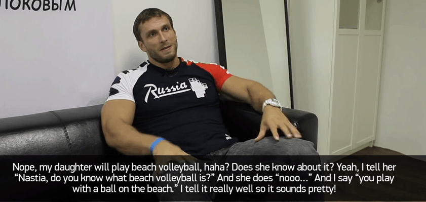 dmitry daughter volleyball