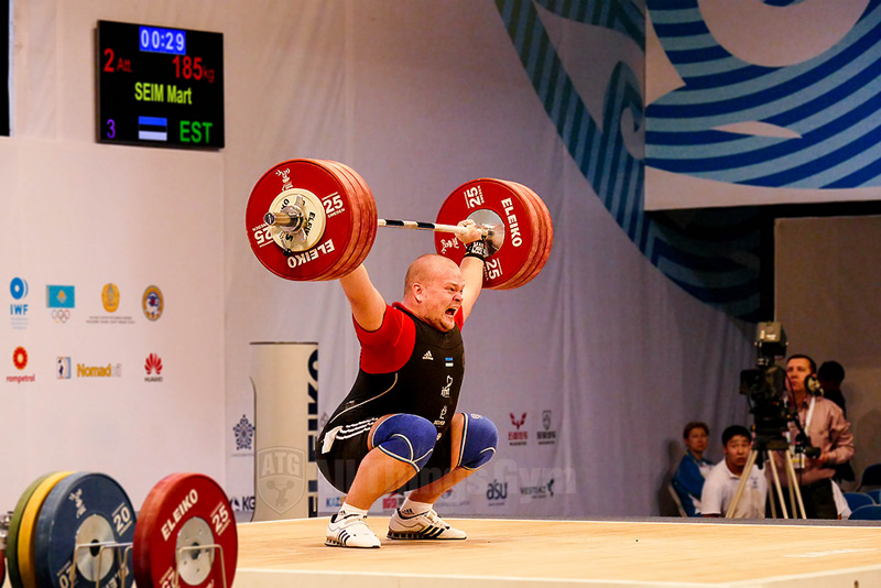 mart seim 185kg snatch almaty world championships