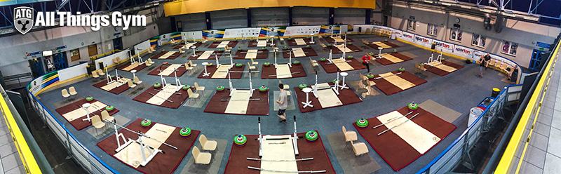 training hall panorama