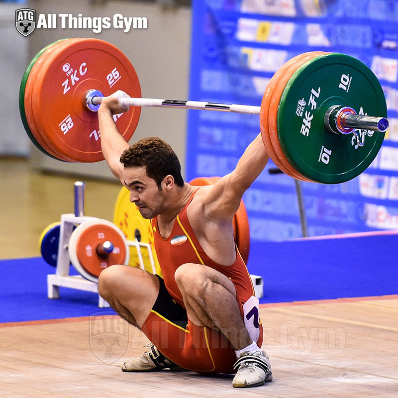 Jaber Behrozi 145kg Snatch ATG