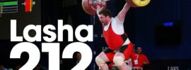 Lasha Talakhadze 212kg Snatch 2016 European Weightlifting Championships