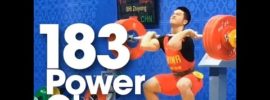 Shi Zhiyong 183 Power Clean 2016 Asian Weightlifting Championships