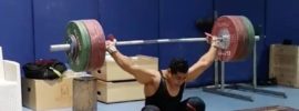 mohamed ehab 169kg hang snatch pr