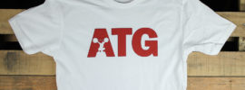 ATG White Cardinal Shirt